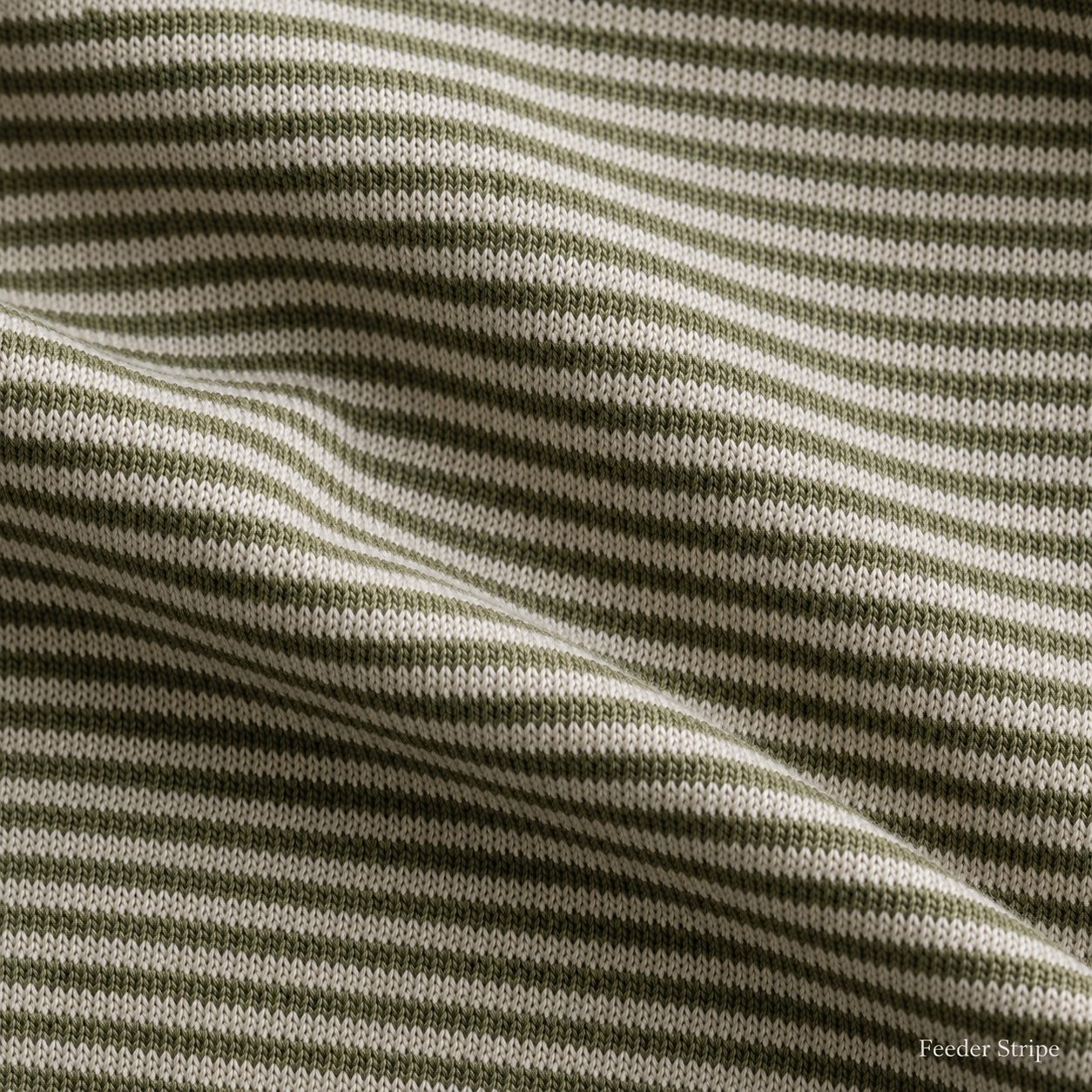 Feeder stripe fabric